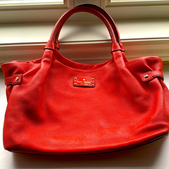Gorgeous red Kate Spade handbag - Picture 1 of 16